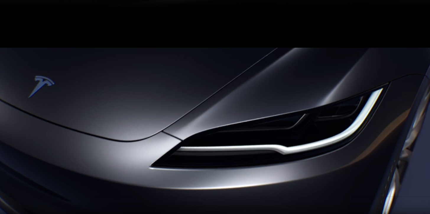 Vernieuwde Tesla model 3