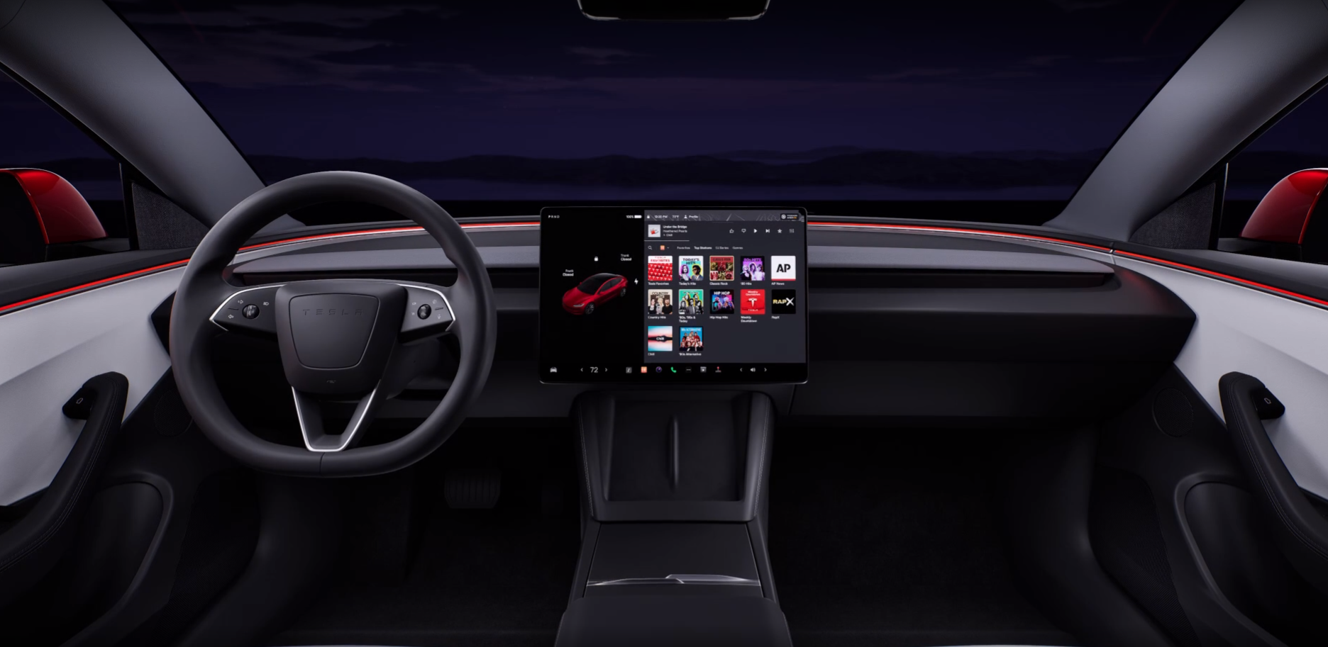 Vernieuwde Tesla model 3